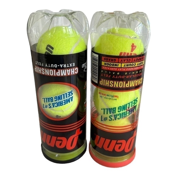 NIB 2 Penn CHAMPIONSHIP Extra-Duty & Regular-Duty Tennis Balls USTA ITF Approved - Picture 2 of 4